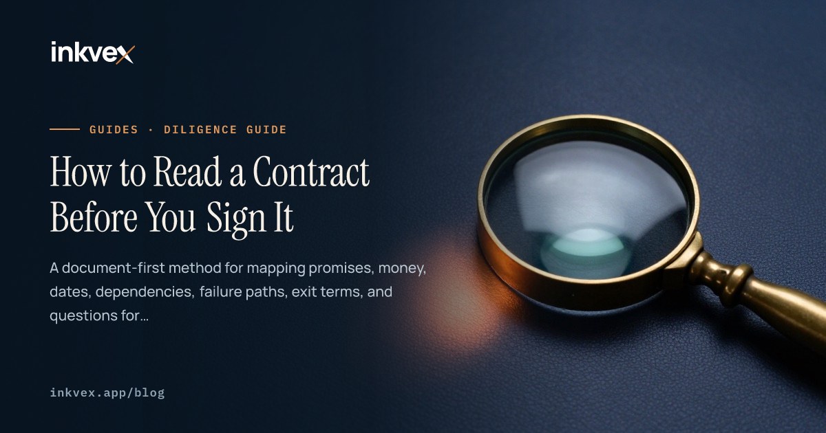 How to Read a Contract Before You Sign It | Inkvex